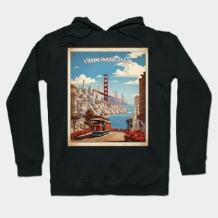 San Francisco California United States of America Tourism Vintage Hoodie